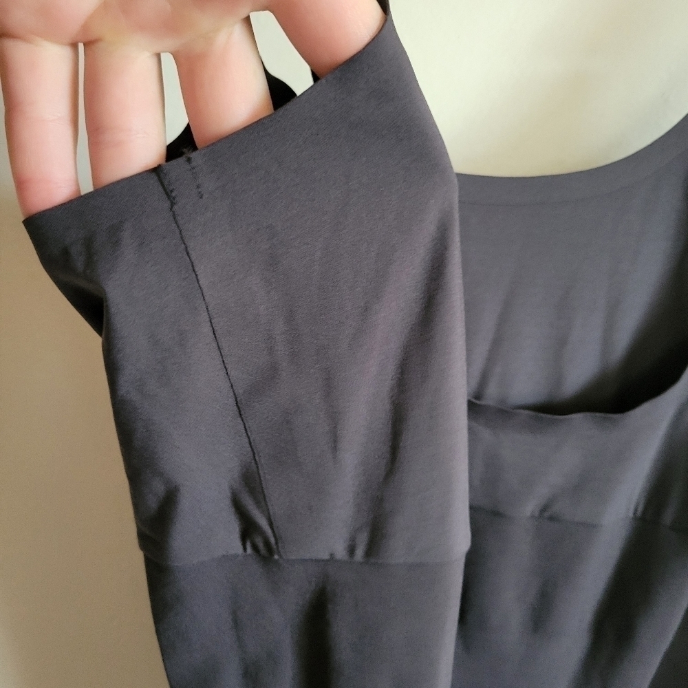 Spanx Shapewear One Piece Tank Top Shorts Black Compression 1X - Picture 6 of 13
